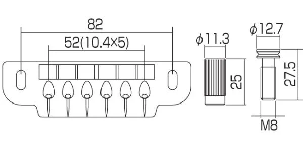 Бридж-тейл Бридж-тейл Gotoh 510UB (C)