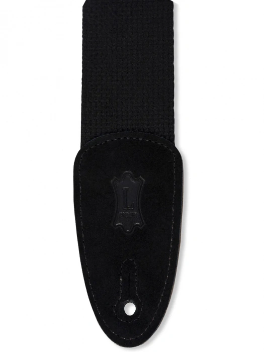 Levy’s MC8-BLK Classics Series Cotton Guitar Strap (Black)