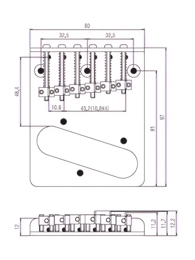 Бридж Paxphil BT002 (Chrome)