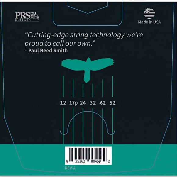 Струни PRS Signature Heavy Guitar Strings 12-52 Струни PRS Signature Heavy Guitar Strings 12-52