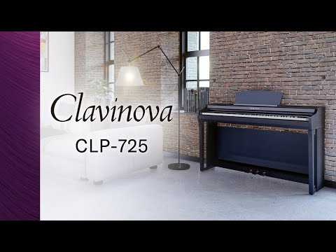 Цифрове піаніно Цифрове піаніно Yamaha Clavinova CLP-725 (Black)