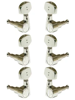 Graph Tech PRN-2411-N0 Ratio Acoustic 3+3 C0ntemporary 2 Pin - Nickel