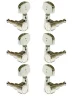 Кілки Graph Tech PRN-2411-N0 Ratio Acoustic 3+3 C0ntemporary 2 Pin - Nickel