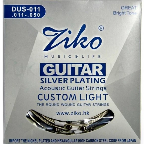Струни Ziko DUS-011 Silver Wound 11-50