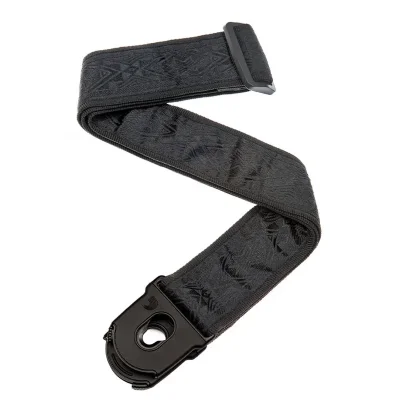 Ремінь для гітари D'Addario 50PLB01 Planet Lock Guitar Strap (Black Satin)