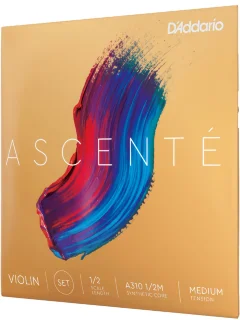 D'Addario A310 1/2M Ascenté Violin String Set 1/2 Scale Medium Tension