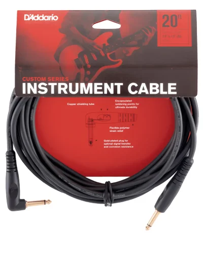 Інструментальний кабель D'Addario PW-GRA-20 Custom Series Instrument Cable (6m)