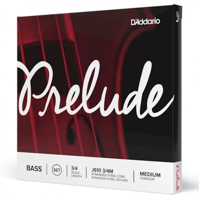 D&#039;Addario J614 3/4M Prelude Bass Single E String