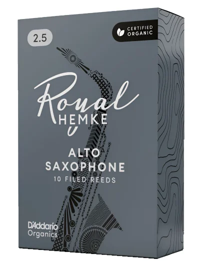 Тростина D'Addario RHKP10ASX250 Royal Hemke Organic Alto Sax #2.5 10 Pack