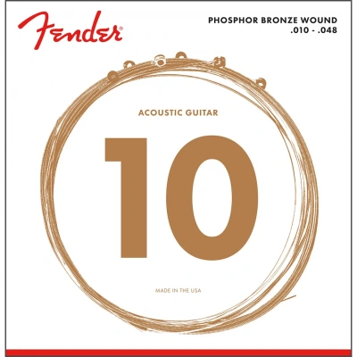 Fender 60L Phosphor Bronze Acoustic Strings 12-53