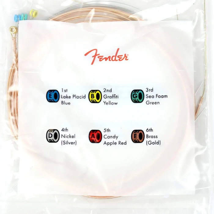 Fender 60L Phosphor Bronze Acoustic Strings 12-53