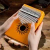 Калімба Hluru Huashu KHS17 Sun Poplar Yellow (17 нот, тополя)