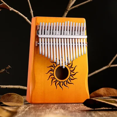 Калімба Hluru Huashu KHS17 Sun Poplar Yellow (17 нот, тополя)