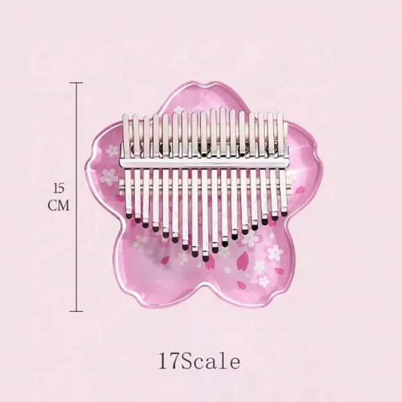 Калімба Hluru Huashu KHPS17 Printing Sakura Acrylic