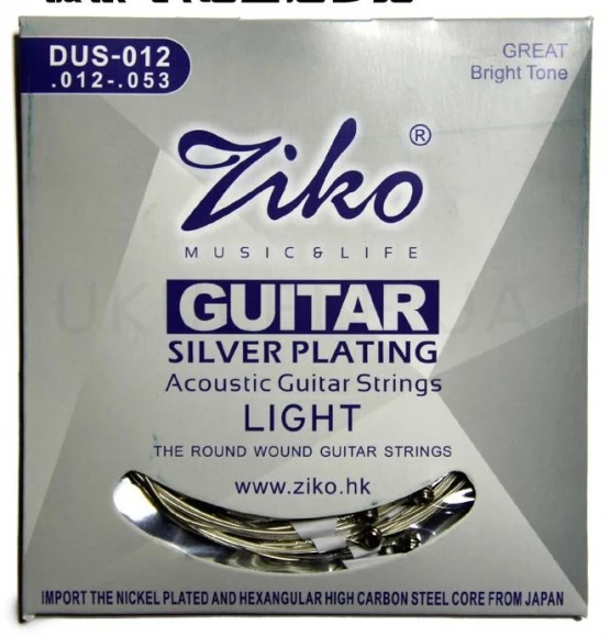 Струни Ziko DUS-012 Silver Wound 12-53