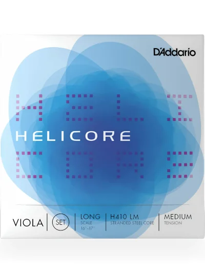 Струни для альта D'Addario H410 LM Helicore Viola String Set Long Scale Medium Tension