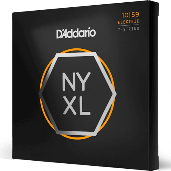Струны D'Addario NYXL1059 NYXL Electric Regular Light 7-String 10-59