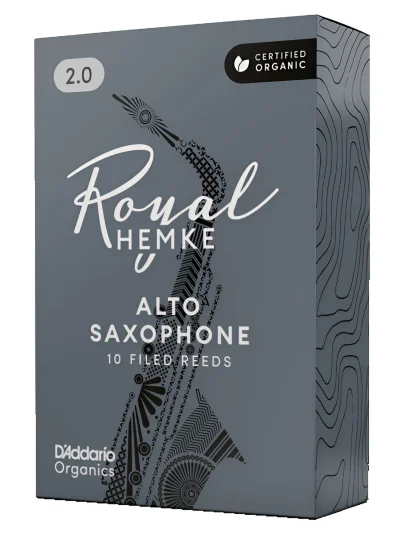 Тростина D'Addario RHKP10ASX200 Royal Hemke Organic Alto Sax #2.0 10 Pack