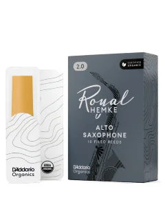 D'Addario RHKP10ASX200 Royal Hemke Organic Alto Sax #2.0 10 Pack