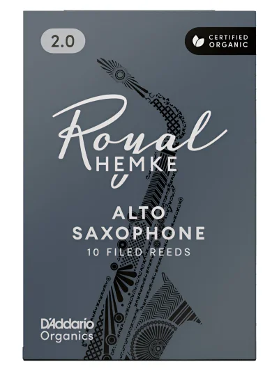 Тростина D'Addario RHKP10ASX200 Royal Hemke Organic Alto Sax #2.0 10 Pack