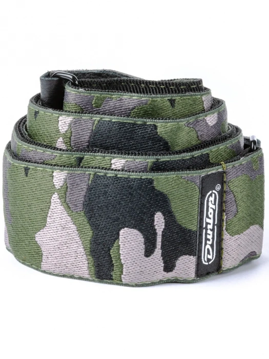 Ремінь для гітари Ремінь для гітари Dunlop D6716 Jacquard Ranger Green Strap