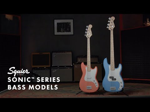 Бас-гітара Бас-гітара Squier Sonic Precision Bass MN California Blue