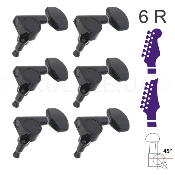 Колки Overtone MHA112 BK 6R