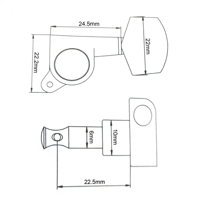 Кілки Кілки Overtone MHA112 BK 6R