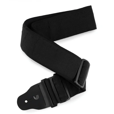 D&#039;Addario 74T000 Polypro Bass Guitar Strap Black (Padded)