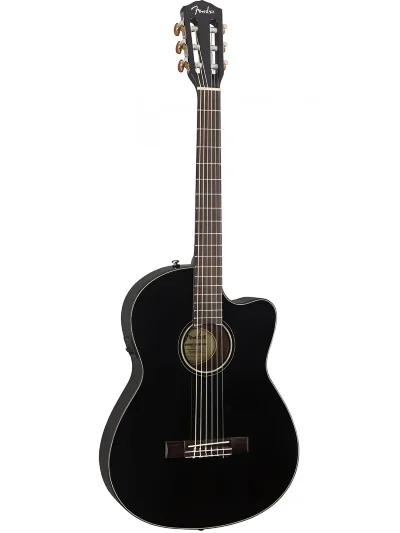 Класична гітара зі звукознімачем Fender CN-140SCE WN Black