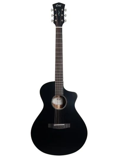 Електро-акустична гітара Cort CORE-MC Ovangkol (Black Top Semi Gloss)
