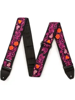 Dunlop Jimi Hendrix Blacklight Monterey Pink Strap