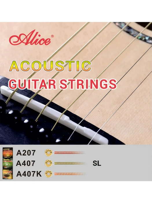 Струни Струни Alice A407SL 80/20 Bronze 11-52