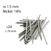 Лади для гітари Metallor Nickel Silver 1.5mm Hard MFR15H (24x70)