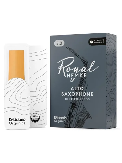 Тростина D'Addario RHKP10ASX300 Royal Hemke Organic Alto Sax #3.0 10 Pack