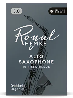 D'Addario RHKP10ASX300 Royal Hemke Organic Alto Sax #3.0 10 Pack