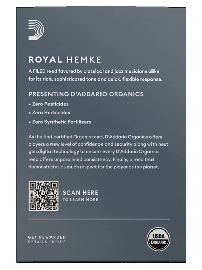 Тростина D'Addario RHKP10ASX300 Royal Hemke Organic Alto Sax #3.0 10 Pack