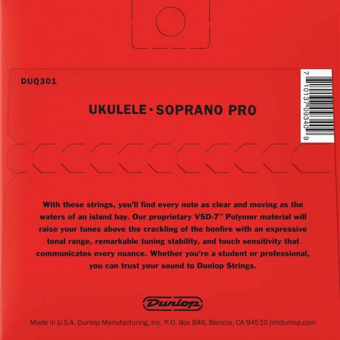 Dunlop DUQ301 Ukulele Soprano Pro