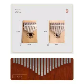 Hluru Huashu KHS21 Sun Poplar Natural (21 нота, тополя)