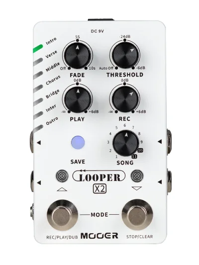 Гітарна педаль Mooer Looper X2