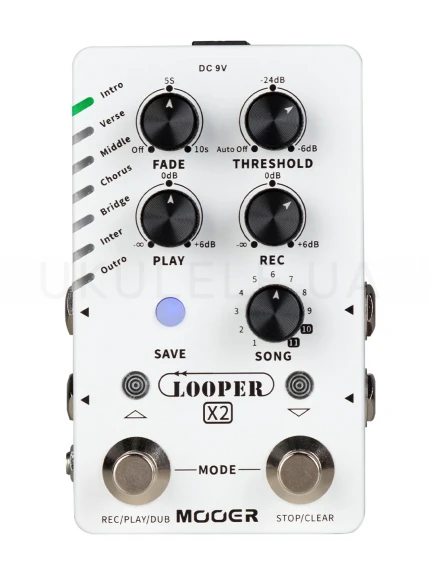 Гітарна педаль Mooer Looper X2