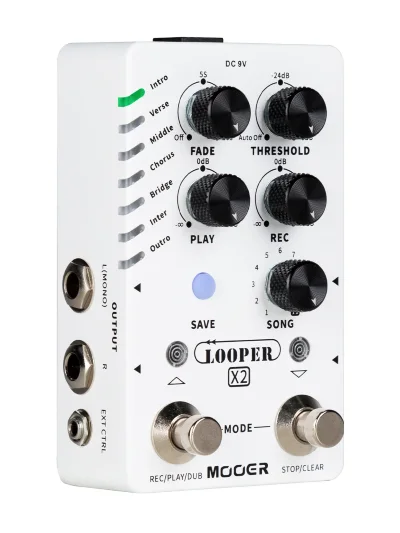 Гітарна педаль Mooer Looper X2