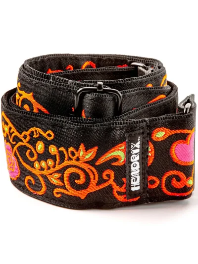 Ремінь для гітари Dunlop Jimi Hendrix Blacklight Monterey Orange Strap