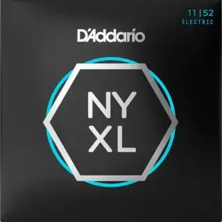 D'Addario NYXL1152 NYXL Electric Medium Top/Heavy Bottom 11-52