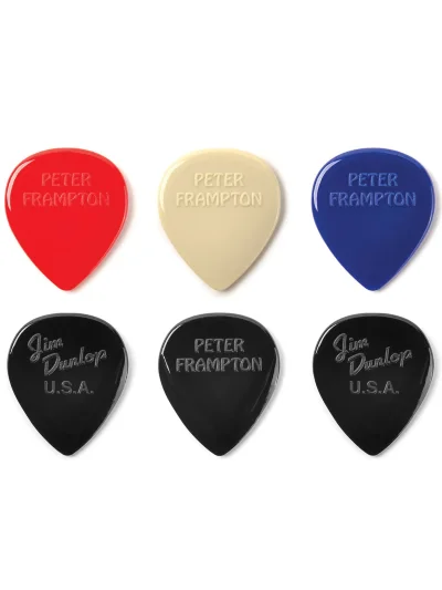 Набір медіаторів Dunlop PF599P Peter Frampton Vintage Jazz Teardrop Pick 6 Pack