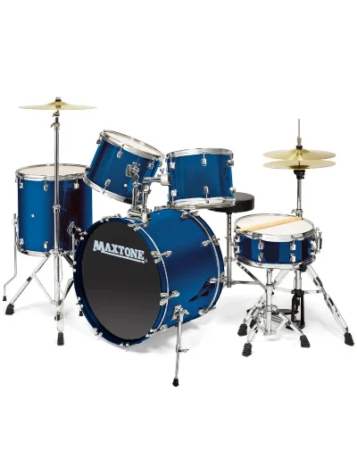 Ударна установка Maxtone MXC-3005 (Metallic Blue)