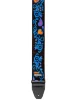 Ремінь для гітари Dunlop Jimi Hendrix Blacklight Monterey Blue Strap