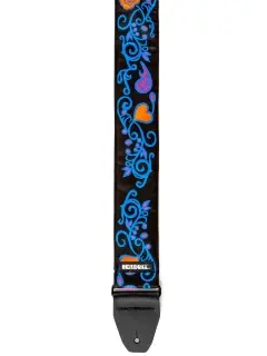 Dunlop Jimi Hendrix Blacklight Monterey Blue Strap
