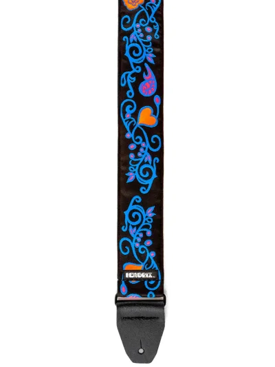 Ремінь для гітари Dunlop Jimi Hendrix Blacklight Monterey Blue Strap