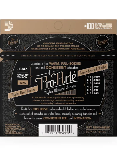Струни D'Addario EJ47 Pro-Arte 80/20 Bronze Wound Normal Tension